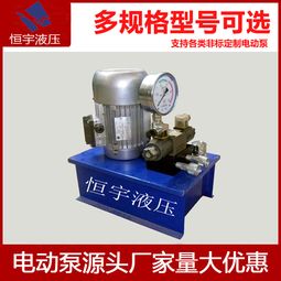 德州恒宇專業機械工程油泵 引領超高壓電動泵定制化供應，驅動液壓動力機械及元件制造新篇章